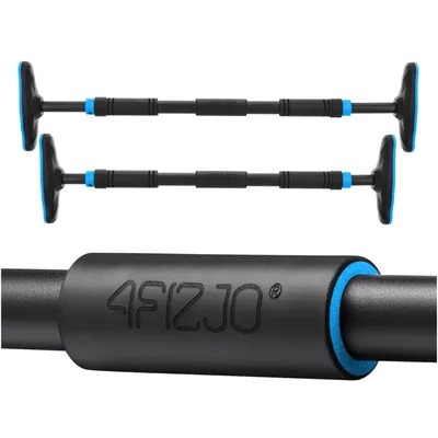 Produktbild von 4FIZJO Klimmzugstange ULTRA, 66-100 cm, Türrahmen mit Griffen, schwarz-blau