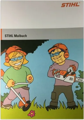 Produktbild von Stihl Malbuch A4 Kindermalbuch Lernbuch