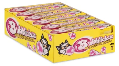 Produktbild von Bubblicious Original Kaugummi (18 Stück)