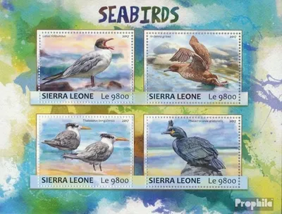 Produktbild von Briefmarken Sierra Leone 2017 Mi 8270-8273 Kleinbogen (kompl. Ausg.) postfrisch Seevögel