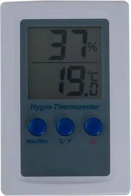 Produktbild von Hygro-Thermometer, Temperaturbereich 0 °C bis 50 °C