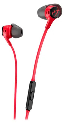Obrázok produktu pre Červené slúchadlá Cloud Earbuds II, Kábel, Hranie, 20 - 20000 Hz, 20 g, Slúchadlá s mikrofónom, Červená