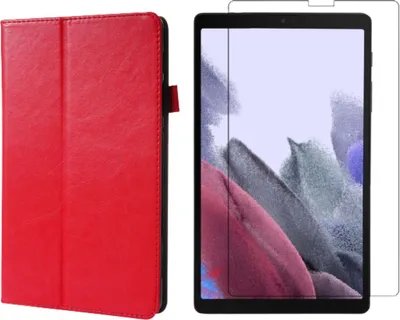 Image de kit 2en1 pour Samsung Galaxy Tab A7 Lite T220 T225 8.7 pouces avec housse de protection + verre de protection avec housse Auto Sleep/Wake