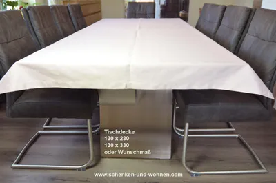 Produktbild von Tischwäsche Tischdecke 130 x 230 cm rosé