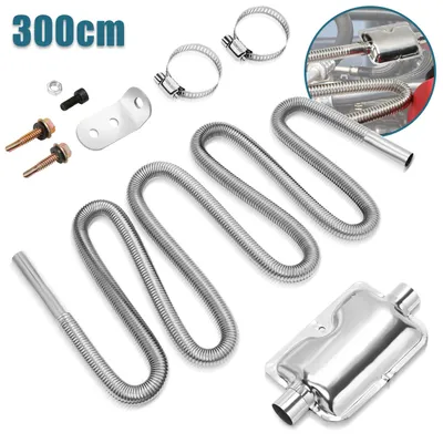 Immagine prodotto di Tubo di scarico per veicoli diesel, diametro 25 mm, lunghezza 300 cm. Tubo di scarico, tubo metallico