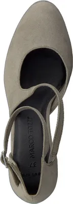 Produktbild von MARCO TOZZI Damen Pumps Riemchenpumps Trichterabsatz Plateau 2-24402-29, Größe:40 EU, Farbe:Beige