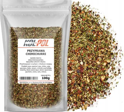 Zdjęcie produktu dla PRZYPRAWA CHIMICHURRI 100g Argentyńska mieszanka ziół naturalna Kol-Pol