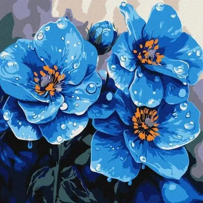 Obrázok produktu pre Maľovanie podľa čísel – Fialky každé ráno 30 x 30 cm – Ideyka