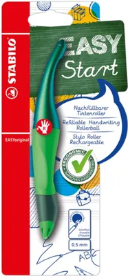 Zdjęcie produktu dla STABILO EASYoriginal, Długopis z wkładem, Zielony, Niebieski, 0,5 mm, Średni, Praworęczny