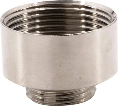 Productafbeelding van WISKA Uitbreiding PG/PG, van PG11x1,41 naar PG21x1,588, type MER-11/21, massief messing (CuZn), vernikkeld, aansluitdraad 6,5mm