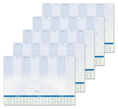 Produktbild von SIGEL Papier-Schreibtischunterlage DIN A2 Kalender 2027-2029 Tagesplan
