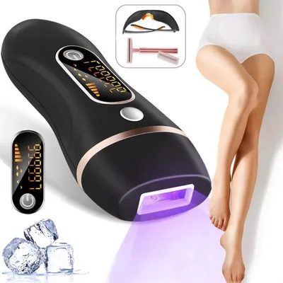 Produktbild von OKWISH Laser Haarentfernung IPL Geräte Haarentfernung Zuhause 999,999 Lichtimpulse Dauerhafte Schmerzlos Haarentfernung Haarentfernungsgerät
