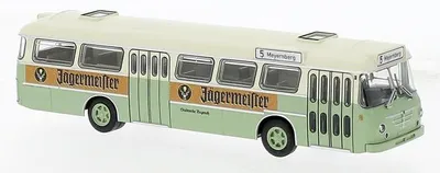 Produktbild von Brekina Stadtbus Büssing Senator Jägermeister , Bayreuth 59384