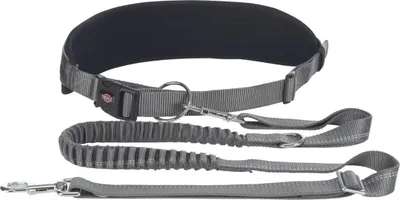 Produktbild von Laufleine für Hunde M-L 1.2-1.5m 25mm Graphit/Schwarz Sport