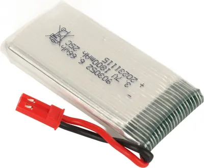 Obrázek produktu pro 3.7V 1800mAh 25C lithiová baterie pro RC kvadrokoptéru X5SW 903052 Baterie s červeným konektorem JST
