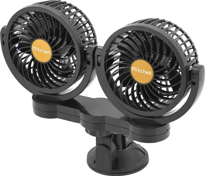 Zdjęcie produktu dla Compass 07223 - Wentylator MITCHELL DUO 2x108mm 24V na przyssawce