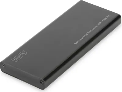 Zdjęcie produktu dla DIGITUS Externes Gehäuse M.2  SATA      SSD     Alu schwarz