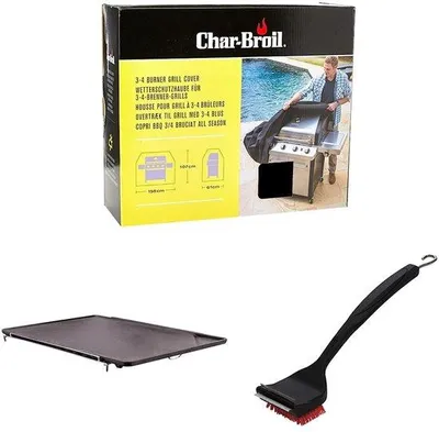 Produktbild von Universale Grillabdeckung für 3-4 Brenner Gasgrills, schwarz, groß