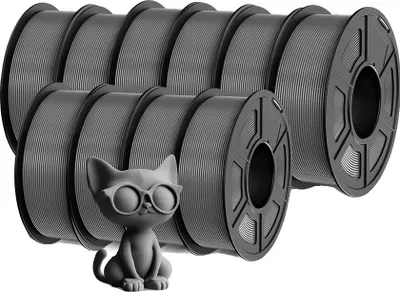Obrázok produktu pre filament pre 3D tlačiarne PLA PLUS, priemer 1,75 mm, dĺžka 330 m, PLA PLUS-10 sivý