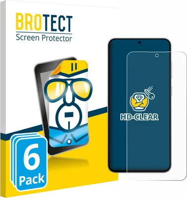 Produktbild von 6x Für Samsung Galaxy S25 FE Enterprise Edition Schutzfolie BROTECT Displayschutz Display Schutz Folie Klar Transparent