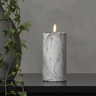 Produktbild von Star Trading Flamme Marble, Grau, Schlafzimmer, Wohnzimmer, IP20, 1 Glühbirne(n), LED, 0,03 W