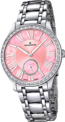 Produktbild von Candino Elegance Edelstahl Damen Uhr C4595/2 Armbanduhr Analog silber D2UC4595/2
