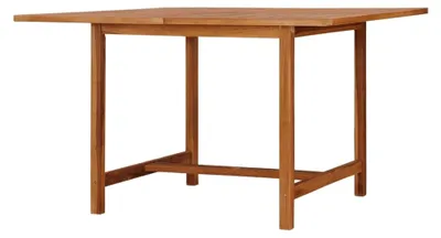 Produktbild von Gartentisch Ø 110 x 110 x 75 cm aus massivem Teakholz
