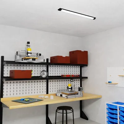 Obrázok produktu pre LED svietidlo do vlhkých priestorov Batten 27 W 90 cm 4000 K čierne Eko-Light