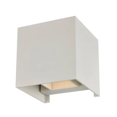 Produktbild von Arcchio Wandleuchte Zuzana, eckig, weiß, G9, 10 cm breit