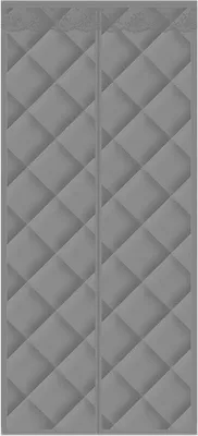 Obrázok produktu pre Magnetická tesniaca záclona na dvere 100 x 210 cm – ochrana proti snehu a chladu