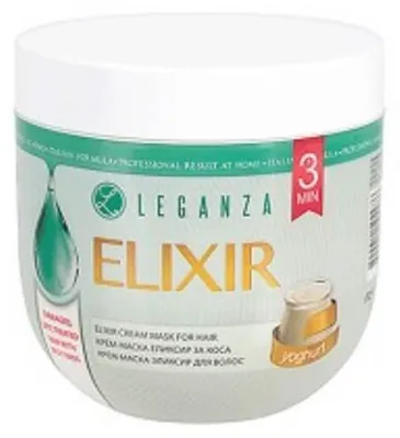 Obrázek produktu pro Leganza Elixir Krémová maska na vlasy s Yogurtem 1000 ml