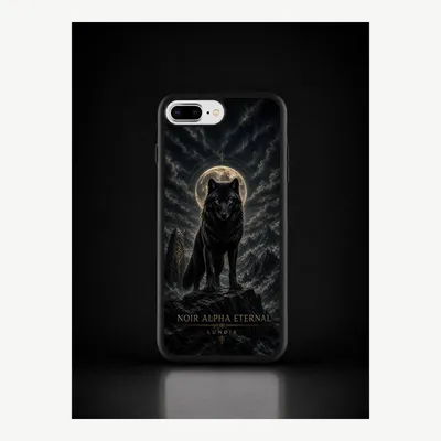 Zdjęcie produktu dla Etui na iPhone 7 / 8 Plus, pokrowiec ochronny z motywem wilka – LUNØIR ©