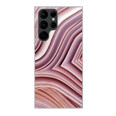 Produktbild von MuchoWow® Handyhülle Schutzhülle Hülle für Samsung Galaxy S22 Ultra Natursteine - Rosa - Großaufnahme Silikon Softcase Handy Hülle - Abbildung