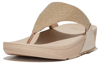 Produktbild von FITFLOP FitFlop Lulu Shimmerlux Toe-Post Sandals BEIGE 36