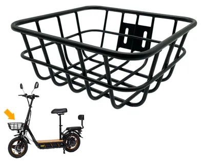 Produktbild von Frontkorb Gepäckträger Für KuKirin C1 PRO E-Scooter Schwarz