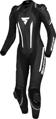 Image de SHIMA Miura RS Combinaison cuir 1 pièce pour femme, noir/blanc, 42