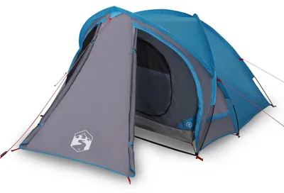Produktbild von vidaXL Kuppel-Campingzelt 2 Personen Blau Wasserdicht