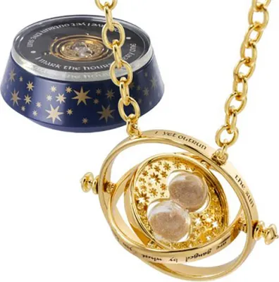 Produktbild von Noble Collection Harry Potter Hermines Zeitumkehrer (vergoldet) Special Edition NOB8666