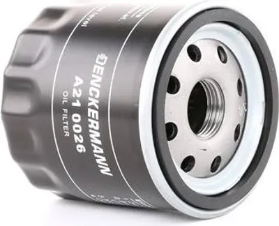 Produktbild von Ölfilter DENCKERMANN A210026 Anschraubfilter für OPEL AGILA (B) (H08) für NISSAN PIXO (UA0) für SUZUKI SWIFT IV (FZ, NZ) für CHEVROLET MATIZ