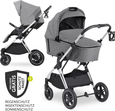 Produktbild von Hauck Kombi-Kinderwagen Vision X Duoset Silver