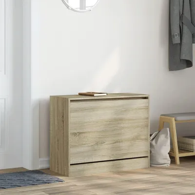 Produktbild von Schuhschrank in Sonoma-Eiche, 80 x 34 x 63 cm