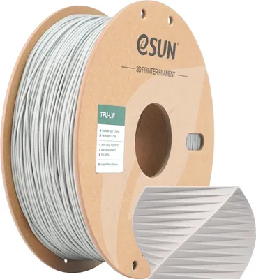 Obrázek produktu pro filament pro 3D tiskárny eSUN TPU, průměr 1,75 mm, čistá hmotnost 750 g, ŠEDÝ
