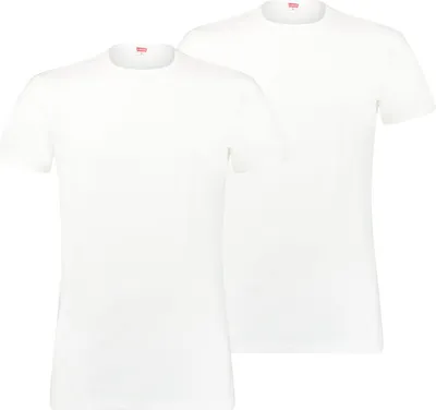 Produktbild von Levis Herren T-Shirts 2er Pack Basic Rundhals Shirt white (300) S