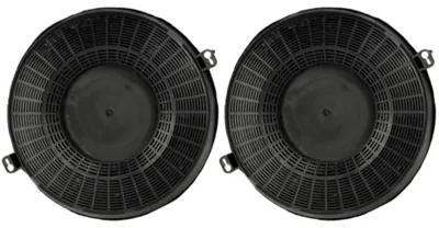 Produktbild von 2x Trade-Shop Aktivkohlefilter Ø236mm kompatibel mit Zanussi ZHC6121X ZHC6122X ZHC7131X, Zoppas PHC61260XK 94212279400 Dunstabzugshaube