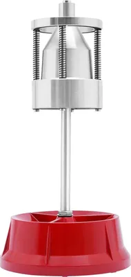 Produktbild von Reifenwuchtkonen - Nabenadapter für Auswuchtmaschine - Ø 2,5–10 cm - Manuell - Aluminiumlegierung - Für Pkw & leichte Lkw - Rot