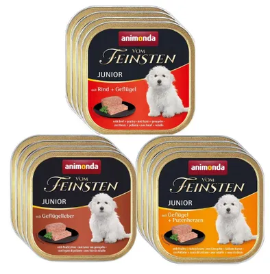 Obrázok produktu pre ANIMONDA Vom Feinsten Junior mix príchutí 12x150g