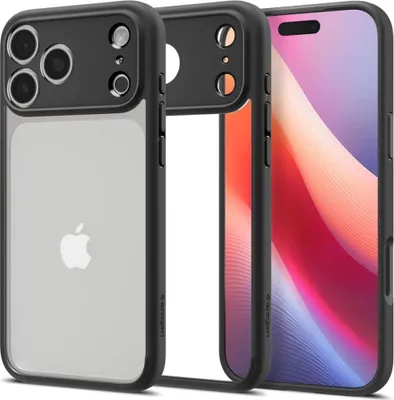 Immagine prodotto di Custodia Spigen Ultra Hybrid per iPhone 17 Pro Max - Nero opaco