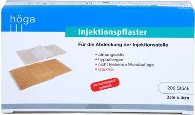 Obrázok produktu pre Hypoalergénne injekčné náplasti 2x4cm, 200 ks PFL