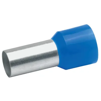 Produktbild von 50 Stück Klauke Aderendhülse, isoliert, DIN 46228, 50 mm², 25 mm, blau 48025