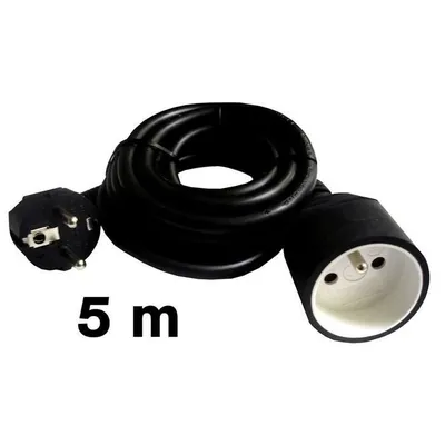 Obrázok produktu pre Predlžovací kábel s uzemnením L. 5 m ho5vvf 3g1.5, ZENITECH